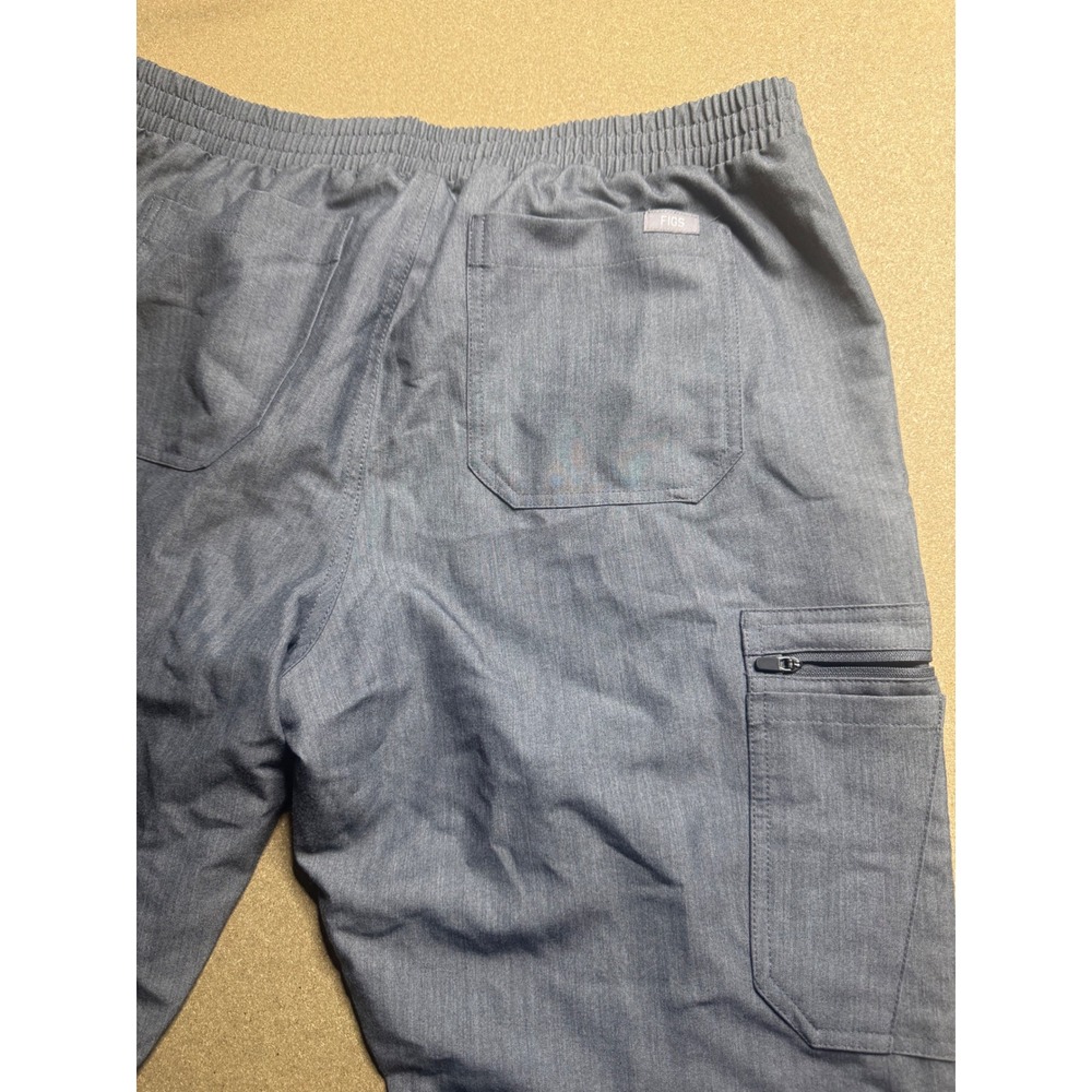 Figs Technical Collection Gray Teal Drawstring Sc… - image 6